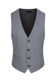 Costumes de bal pour hommes en 3 pièces bleus à un bouton à pointe
