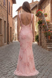 Robe de bal longue de bal brodée de sirène jaune à col carré