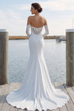 Robe de mariée Ivory Sweetheart Sweep Sweep Train, avec dentelle