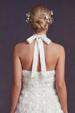 Robe de mariée blanche à dos nus 3D 3D