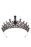 Tiare couronne de la Reine du bal en cristal d’argent
