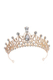 Tiare couronne de la Reine du bal en cristal d’argent