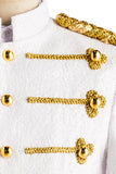 Costumes noirs à simple poitrine pour hommes avec paillettes