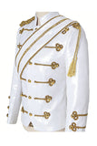 Costumes noirs à simple poitrine pour hommes avec paillettes