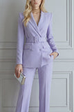 Costumes de bal de promo 2 pièces à revers lil, boutonnage double boutonnage et coupe slim