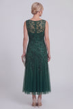 Robe longue robe de mère de la mariée à une ligne fleurie fleurie perlée