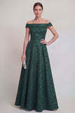 Blush Jacquard Floral Off The Shoulder A Line Mother of The Bride Robe
