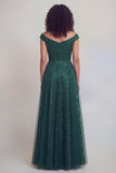 Fleur marine Une ligne longue de la robe de mariée