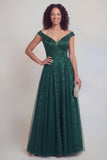 Fleur marine Une ligne longue de la robe de mariée