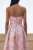 Robe longue de mariée longue à motifs floraux à motifs floraux en fleurs de jonquille bleue en ligne A