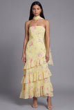 Robe longue de mariage invitée longue à motifs de mariage blanche blanche rose en chiffon et écharpe de col