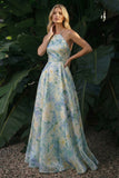 Robe formelle à dos nu à dos nu vert vert clair