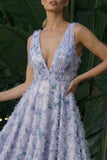 Robe florale asymétrique A Line A Side Dress Formal Short