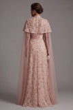 Robe de mère de mariée à la ligne A Strapless perlée