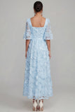 Robe de fiançailles Midi à paillettes blanches à la ligne A