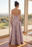 Robe à bretelles fines A-Line Lilas poussiéreux
