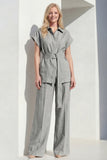 Costumes féminins 2 pièces Grey Peak avec ceinture