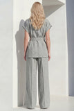 Costumes féminins 2 pièces Grey Peak avec ceinture