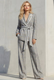 Costumes féminins 2 pièces Grey Peak avec ceinture