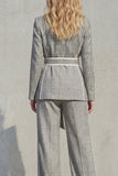 Costumes féminins 2 pièces Grey Peak avec ceinture