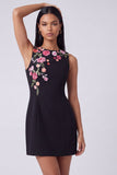 Robe noire bodycon bodycon mini
