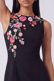 Robe noire bodycon bodycon mini
