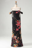 Robe formelle à épaules froides en Ivoire avec une ceinture