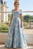 Robe longue de mère de la mariée en A-line A-line dénudée