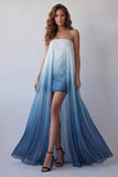 Robe formelle Mini Bodycon Shortless Bleu Bleu LakeBlue