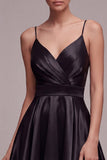 Robe noire Petite Petite Noire à bretelles fines à bretelles, ligne A