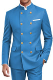 Combinaisons double croisée bleu marine