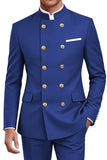 Combinaisons double croisée bleu marine