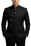 Costumes de bal pour hommes en mode café à poitrine simple en deux pièces