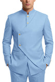 Costumes de bal pour hommes en mode café à poitrine simple en deux pièces