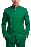 Costumes de bal pour hommes en mode café à poitrine simple en deux pièces