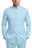 Costumes de bal pour hommes en mode café à poitrine simple en deux pièces