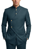 Costumes de bal pour hommes en mode café à poitrine simple en deux pièces