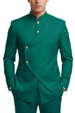Costumes de bal pour hommes en mode café à poitrine simple en deux pièces