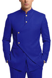 Costumes de bal pour hommes en mode café à poitrine simple en deux pièces