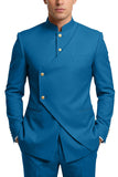 Costumes de bal pour hommes en mode café à poitrine simple en deux pièces