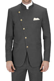 Costumes de bal de bal Royal Blue Simple Boutonnés 2 pièces pour hommes