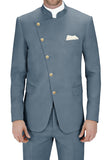 Costumes de bal de bal Royal Blue Simple Boutonnés 2 pièces pour hommes