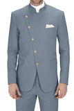 Costumes de bal de bal Royal Blue Simple Boutonnés 2 pièces pour hommes