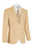 Veste pour hommes à boutonnage simple bleu bleu clair à encoche