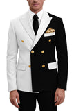 Costumes de bal double boutonnage double boutonnage violets pour hommes
