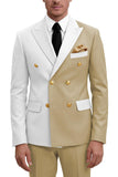 Costumes de bal double boutonnage double boutonnage violets pour hommes
