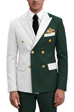 Costumes de bal double boutonnage double boutonnage violets pour hommes