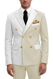 Costumes de bal double boutonnage double boutonnage violets pour hommes