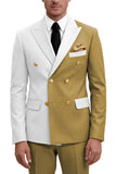 Costumes de bal double boutonnage double boutonnage violets pour hommes