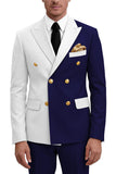 Costumes de bal double boutonnage double boutonnage violets pour hommes